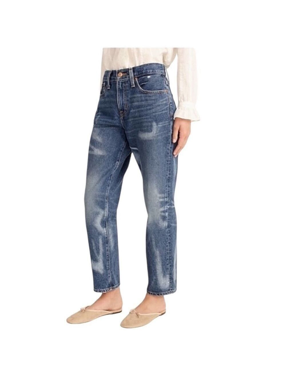 J. Crew Slouchy Boyfriend Jeans in Barn Wash Size 25